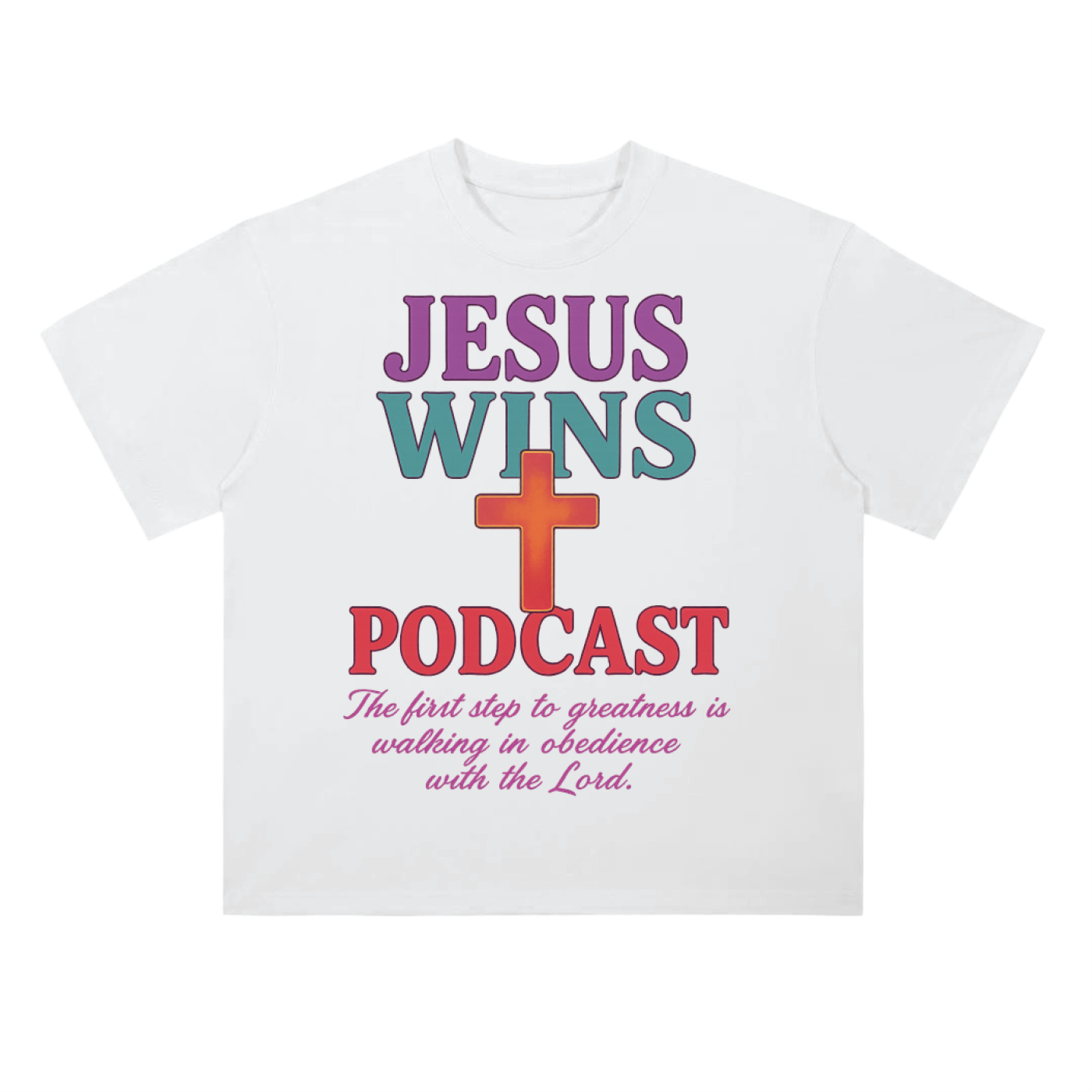 JWP Cross Slogan tee
