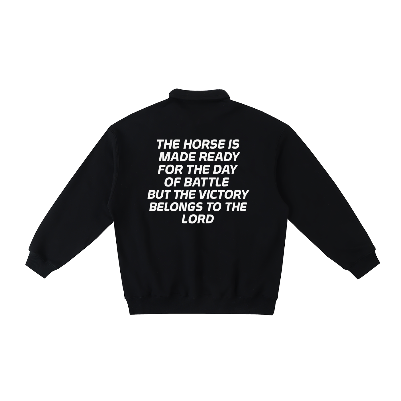 Heavyweight JWP Polo-Collar Sweatshirt