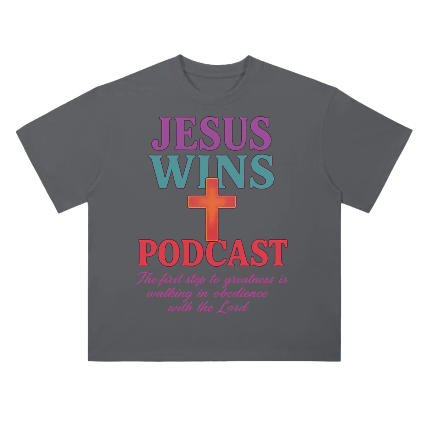 JWP Cross Slogan tee