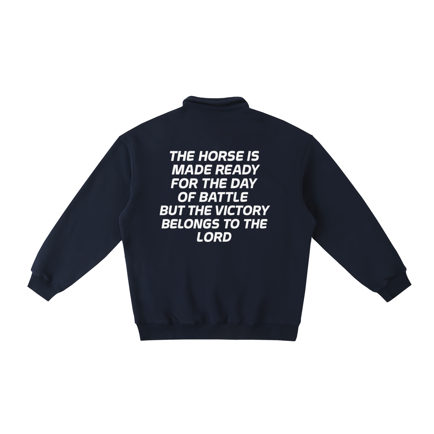 Heavyweight JWP Polo-Collar Sweatshirt