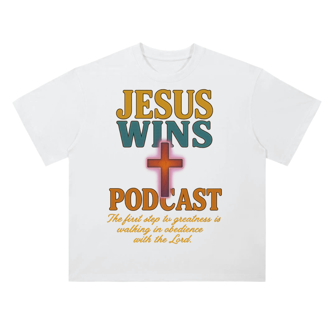 JWP Cross Slogan tee