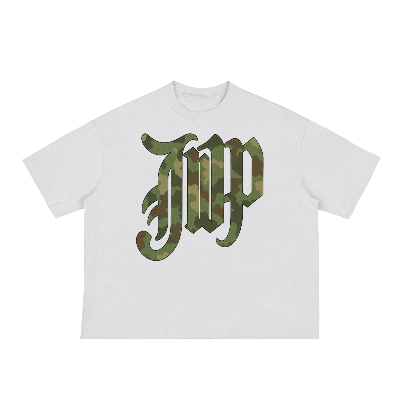 Classic Camo "Love Like Jesus" boxy tee