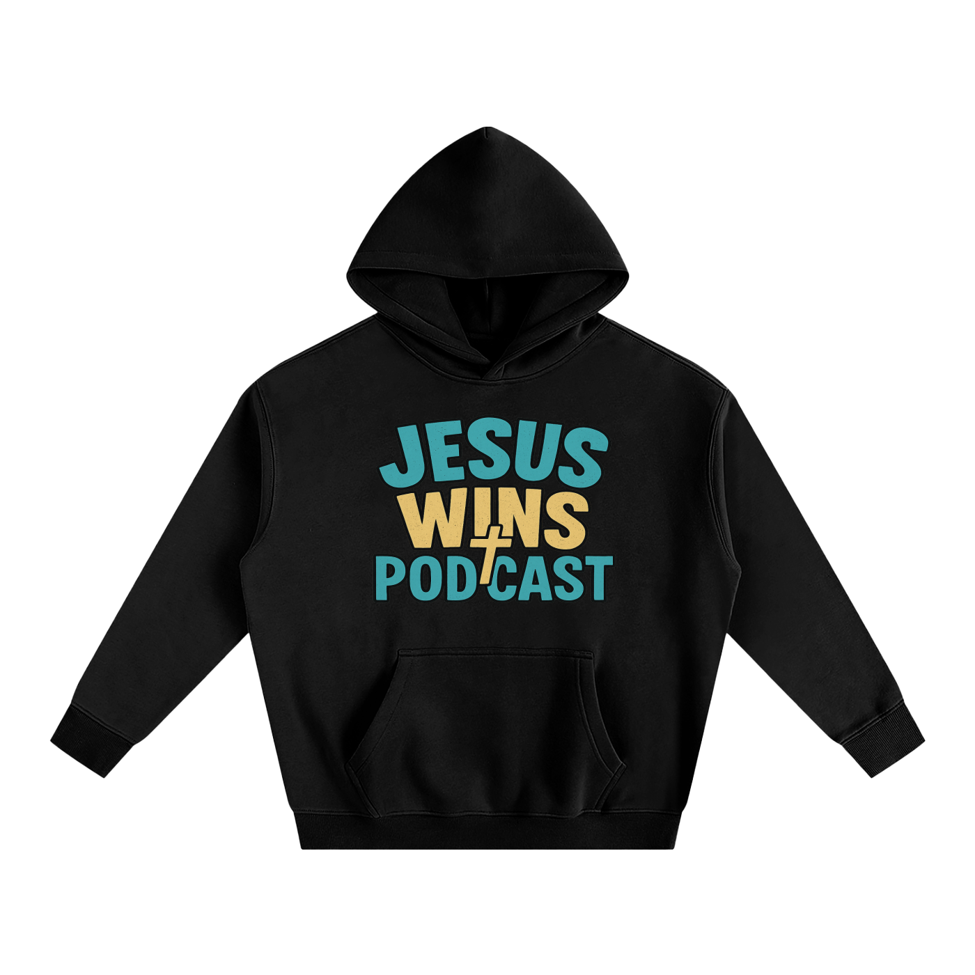 JWP Teal/Tan hoodie